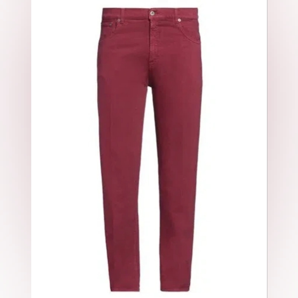 Dondup NWT Red Denim Jeans | Slim Fit | Italian Designer | Size 30